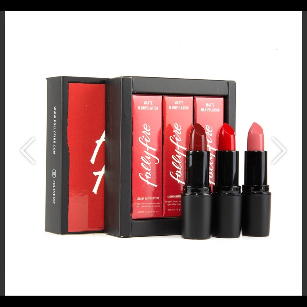 BRAND NEW Folly Fire Manipulation Lipstick Trio 🔥